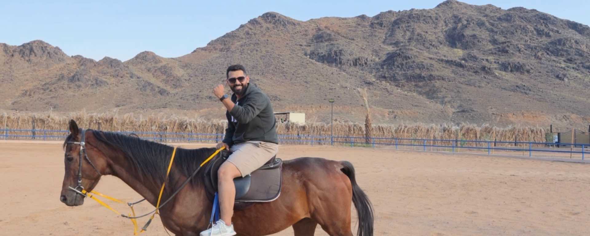 Horse Riding Lesson at Mountain Stable